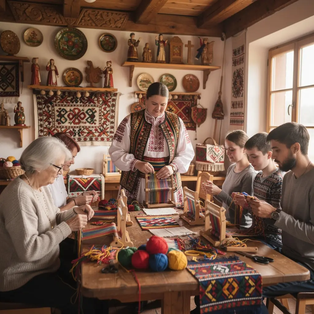 Adventurers setting up camp near a picturesque mountain stream, highlighting the outdoor hospitality of the Slovak wilderness.